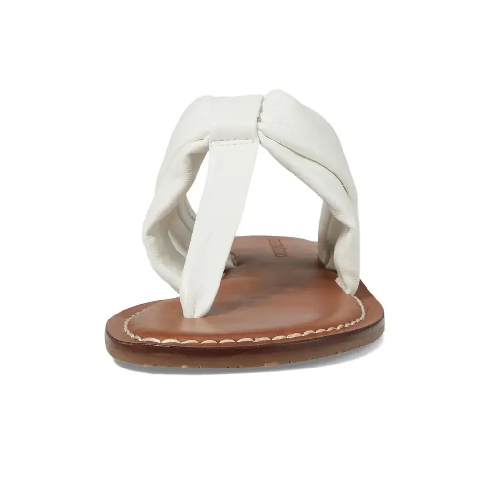 BERNARDO MARGARET - SANDALS FOR WOMEN - RUBBER OUTSOLE WHITE 7.5 M